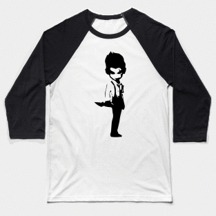 Neostone Fighter minimal silhouette white Baseball T-Shirt